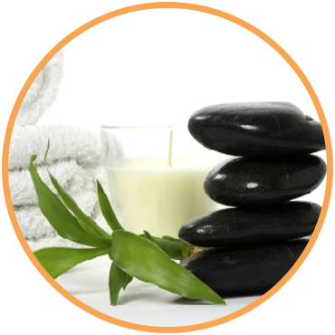 Hot-Stone-Rückenmassage